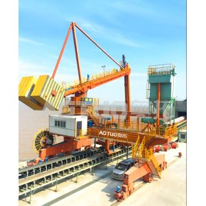 Buy cheap Mobile Cement Ship Unloader Move In Different Docks Strong Maneuverability from wholesalers