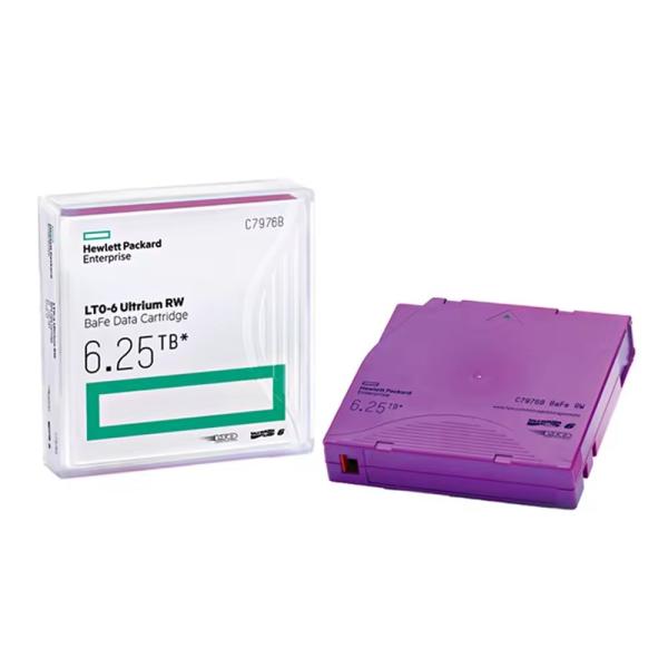 Rack Compatible HPE LTO-6 Ultrium 6.25TB RW Data Cartridge C7976A for Servers 1