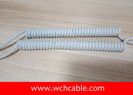 Buy cheap UL20952 Abrasion Resistant Polyurethane Spring Cable from wholesalers