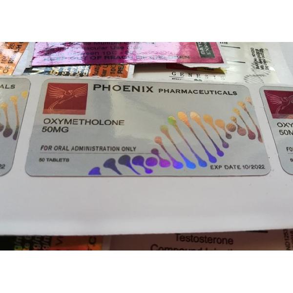Buy cheap Phoenix Pharmacetical Injection Custom Vial Labels With Laser Hologram Materail from wholesalers