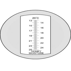 Adjustable Manual Focusing Honey Moisture Refractometer , Pocket Refractometer