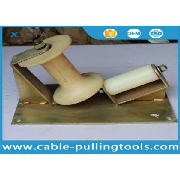 Quality 10KN Corner Cable Pulling Roller With Nylon Wheel For Cable Pulling for sale