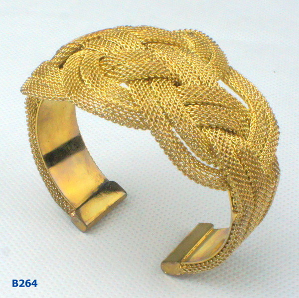 Quality Elegant OEM / ODM metal bangles with gold plated for sale