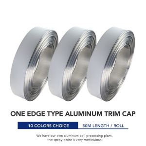 Buy cheap 8.8cm O-H112 Tempered Aluminium Trim Cap For Store Signboard from wholesalers