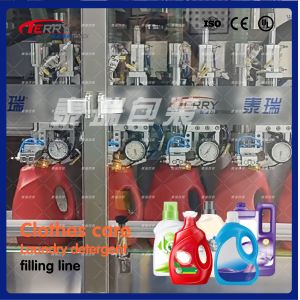 2L-5L Liquid Detergent Packaging Machine 3000 Bottles Per Hour
