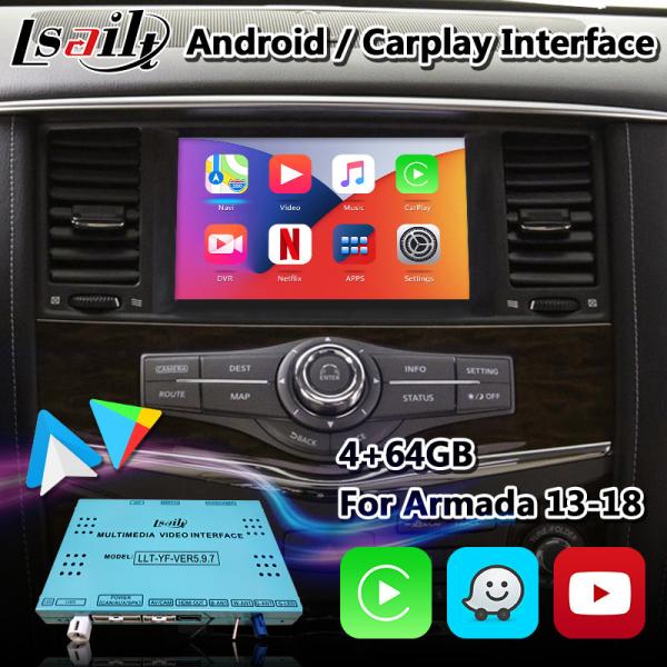 China Android Car Video Interface Box for Nissan Armada With Wireless Android Auto Carplay on sale China Android Car Video Interface Box for Nissan Armada With Wireless Android Auto Carplay on sale