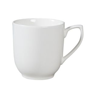 Buy cheap Craftsman White Porcelain Mug 11cm*8.8cm*8.2cm from wholesalers