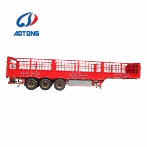 Buy cheap 3 Axle Fence Semi Truck Trailer with 90 W mm*13 Thickness mm*10 Layer Leaf Spring from wholesalers