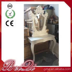 Buy cheap Princess Salon Mirror for Barber Shop Furnture Wood Mirror Table Luxury product