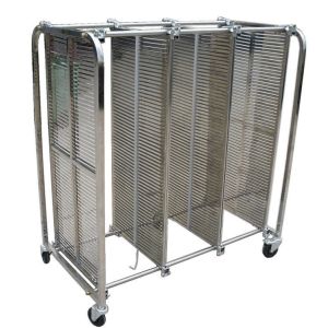 PCB Circulation ESD Trolley Handle Adjustable Customized ESD PCB Storage