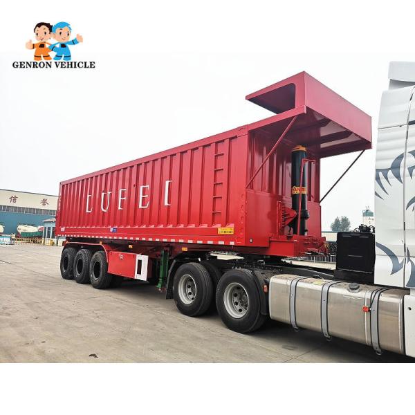 Buy cheap Impact Resistance Construction Tipper Q235 Dump Semi Trailers from wholesalers
