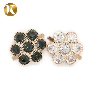 Buy cheap Custom Decorative Shoe Clips , Flower Shape Shoe Accessories Clips from wholesalers