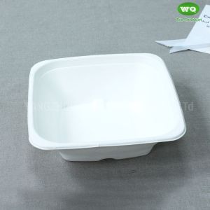 Buy cheap Eco-Friendly Square Sugarcane Pulp Takeaway Container With PET Dome Lid -Compostable Disposable Foodservice Products from wholesalers