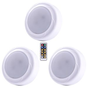 Buy cheap Warm White white ultra thin Wireless led puck light from wholesalers