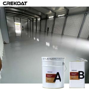 Roller Applied Standard Epoxy Topcoat Withstands Heavy Machinery And Vehicle