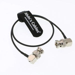 Blackmagic RG179 Coax BNC Right Angle Male To Male Flexible HD SDI Cable For