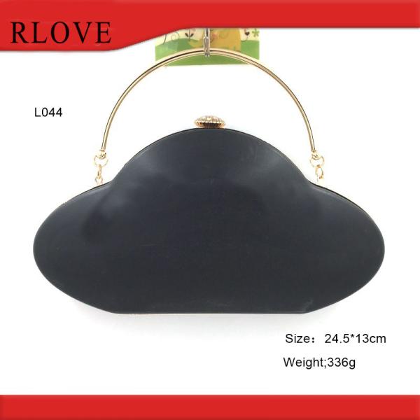 Buy cheap Clutch bag hardware accessories gold metal frame with plastic box from wholesalers