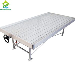 Buy cheap ABS Panel Hydroponic Seedling Greenhouse Rolling Benches 1.22m/4ft Width from wholesalers