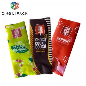 China Food Grade  Back Heat Seal Snack Packaging Bags Packaging Popsicle Bag For Ice Cream on sale