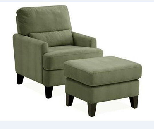 Quality Hotel fabric lounge chair with ottoman ,single sofa LC-0008 for sale