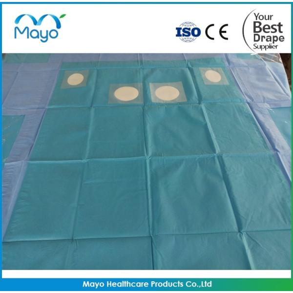 Quality Nonwoven Angiography Drape CE ISO13485 Cardiology Angio Drape for sale