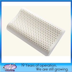 48*28*7/9cm Woven Fabric Talalay Latex Wave Pillow for Soft and Supportive Sleep