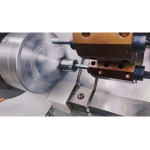 Buy cheap Metal Industrial Double Spindle Cnc Turning Machine FANUC Control System from wholesalers