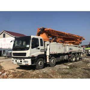 Buy cheap 48m 160m3/H Cement Pump Truck Wide Work Range For Concret Transmission from wholesalers