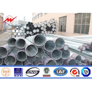 Buy cheap Power Transmission 110kv 15m Steel Power Poles With Galvanizatiom from wholesalers