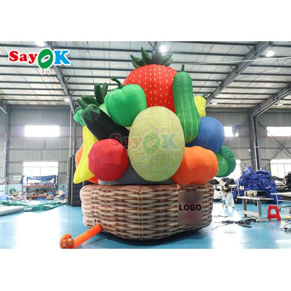 5m High Inflatable Fruit Vegetable Tree Orchard Plant Balloon For Stage Garden Park Decoration