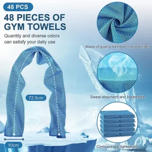 Buy cheap Plain Stay Cool Microfiber Cooling Towel Reusable Microfiber Chill Towel from wholesalers