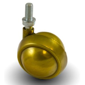 Buy cheap Brass Metal Ball Caster With Threaded Stem Carpet Wheel from wholesalers