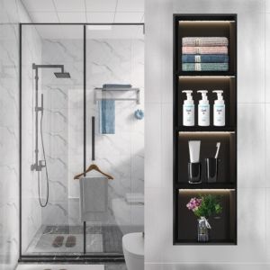 Buy cheap 4 Tiers 304 Stainless Steel Niche Recessed Shelf In Shower Wall product