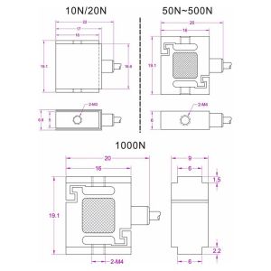 Buy cheap Miniature tension load cell 20N for Spring tension force measurement from wholesalers
