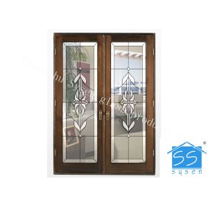 Buy cheap Building Opaque Glass Patterns , Brass / Nickel / Patina Textured Glass Patterns from wholesalers