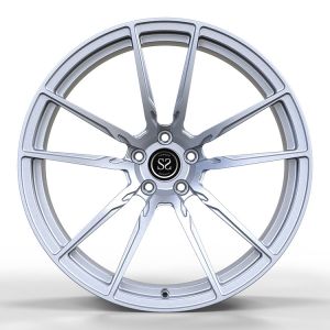 Buy cheap Matt Silver Forged Monoblock Rims 5x112 21x9.5j Bronze Stain from wholesalers