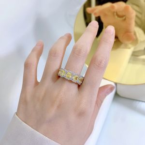 Buy cheap Deluxe Yellow Gemstone Wedding And Engagement Rings For Party from wholesalers