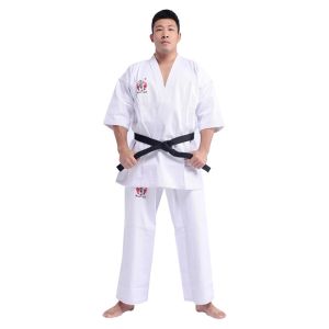 Buy cheap Preshrunk WKF Karate Suits Lightweight Karate Gi White Karate Costume from wholesalers