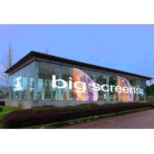 HD Super Flexible Self Adhesive Color Transparent LED Film For Building Facade