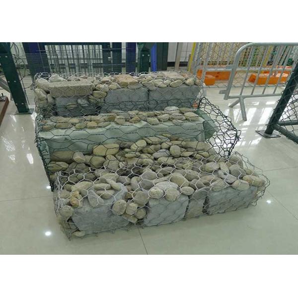 Buy cheap H1.5m double twisted 10*12cm Gabion Wire Baskets from wholesalers