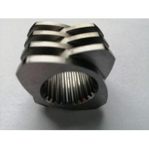 Corrosion Resistance ZE77 Involute Inner Spline Neutral Extruder Screw Element