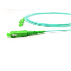 OD1.6mm SC/APC To SC/APC Single mode Simplex 3.5Mtrs G657A1 Patch Cord Fiber