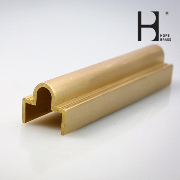 Buy cheap Fast New Style Machanical Part Decorative Copper Material Alloy Profiles Brass Extrusion Profiles Chinese Manufacturer from wholesalers