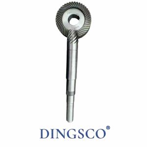 Buy cheap High-Precision Transmission Orthogonal Grinding Gear with ISO 4-6 Grade Accuracy and Steel Material for Extra Long Integral Shaft Gear from wholesalers