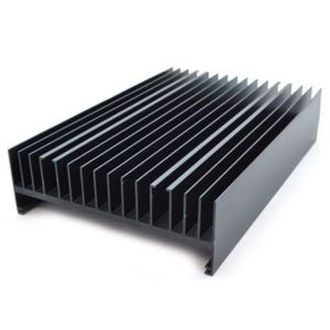 Buy cheap Powder painted Aluminium Heatsink Extrusions Black With CNC Machining from wholesalers