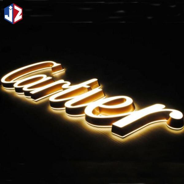 Quality ODM 3D LED Letter Signs Eye Catching 3000k-6500k Color Temperature for sale