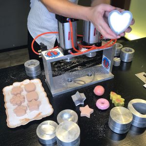 Upgrade Your Bath Bomb Production with Pneumatic Small Machine and Aluminum Mold