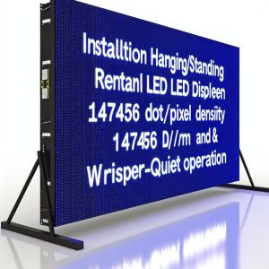 Buy cheap Installation Hanging/Standing Rental LED Display Screen with 147456 Dot/m2 Pixel Density and Whisper-quiet Operation from wholesalers