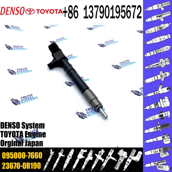 Quality Fuel Injector 23670-0R190 Fuel Injector Assembly 095000-7660 For Toyota 1AD-FTV for sale
