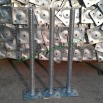 Scaffolding jack base and U head. Compact structure
